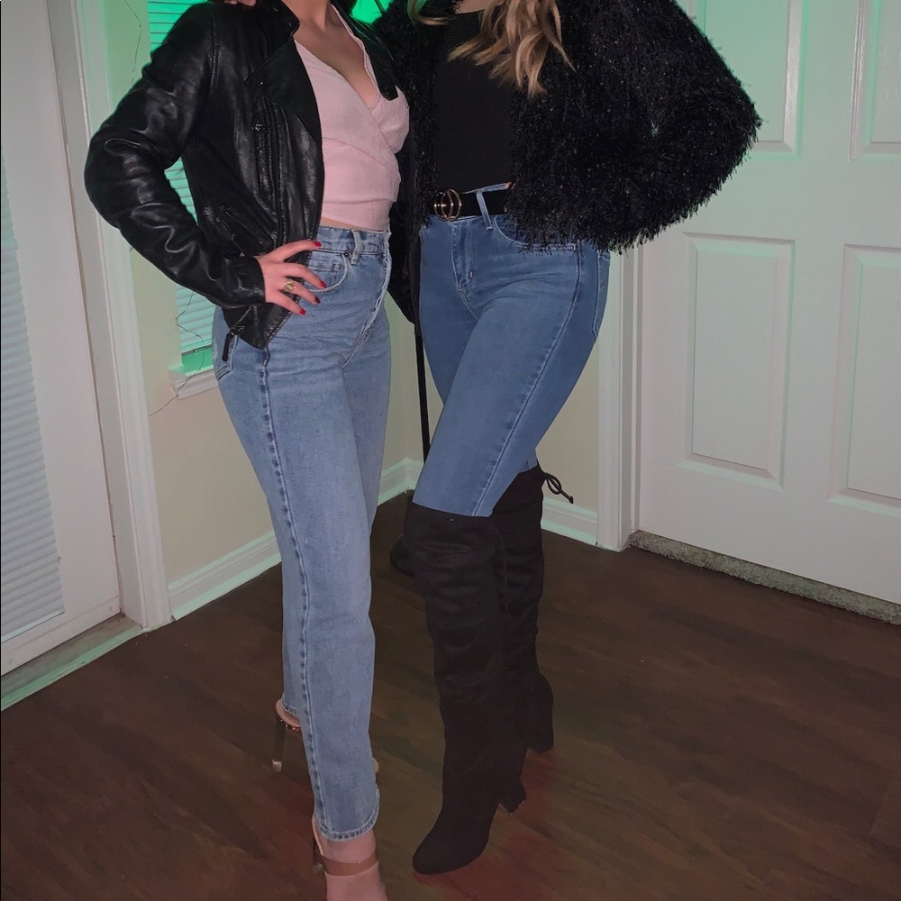 PacSun straight leg jeans: Medium wash: Size 25